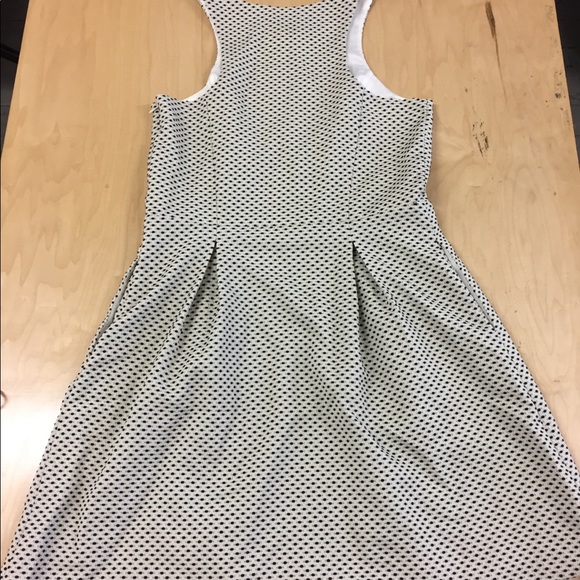 Polka dot black and white express dress size 10. - Picture 5 of 7